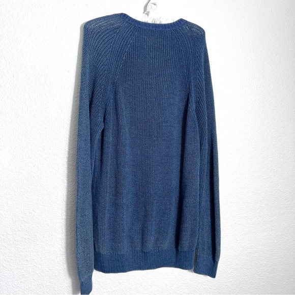 J McLaughlin Dusty Blue Long‎ Sleeve Knit Sweater Size Medium - Picture 5 of 7